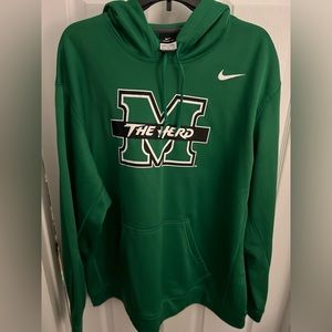 Men’s Nike Marshall Therma-fit XXL Kelly Green hoodie